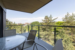 Pine view apartment with huge terrace in Palanga